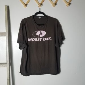 MOSSY OAK WOMEN'S BROWN AND PINK TEE SIZE XL (SEE ALL PHOTOS)